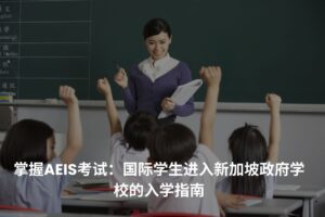掌握AEIS考试：国际学生进入新加坡政府学校的入学指南