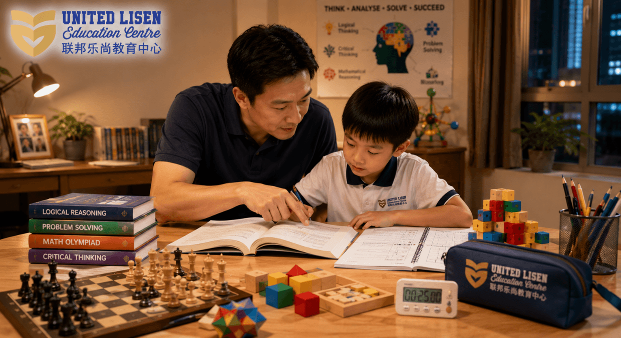 Parent supporting a child through meaningful GEP preparation activities.